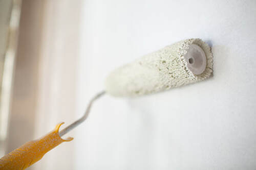 White textured paint application by Popcorn Ceiling Removal Bellingham WA